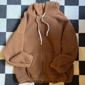 American Eagle Women's Brown Hoodie